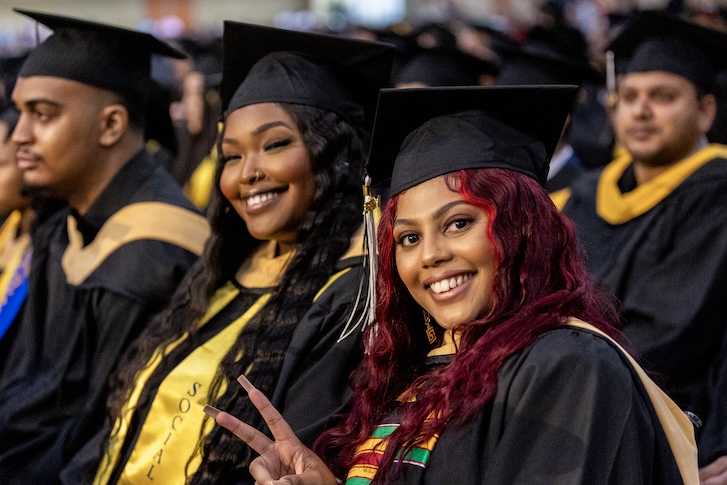 Graduates at GovState Commencement Graduates at GovState Commencement